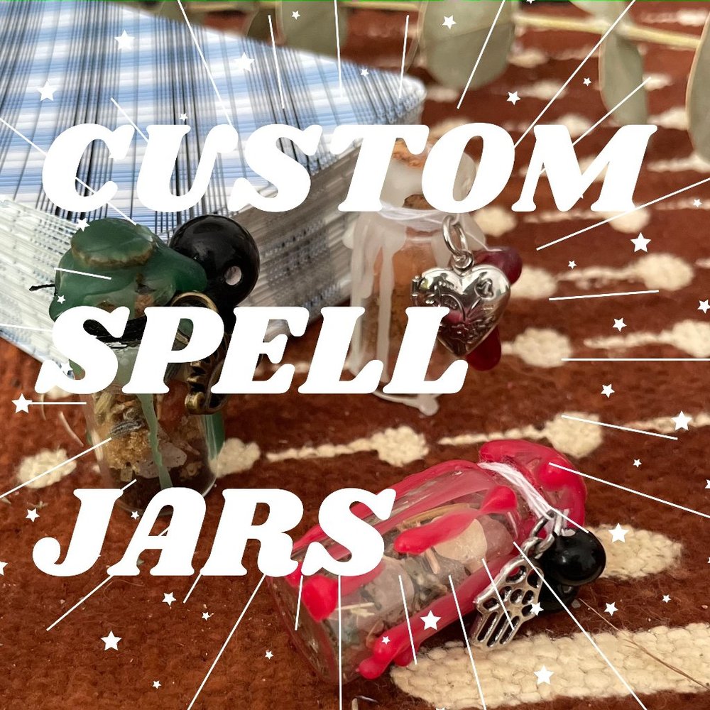 ☽ Personalized Spell Jar Necklace ☽